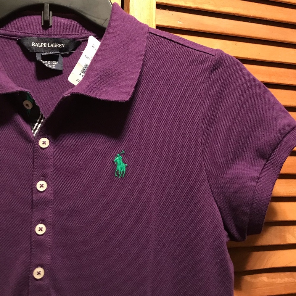 Ralph Lauren Purple Polo Dress - Picture 4 of 8